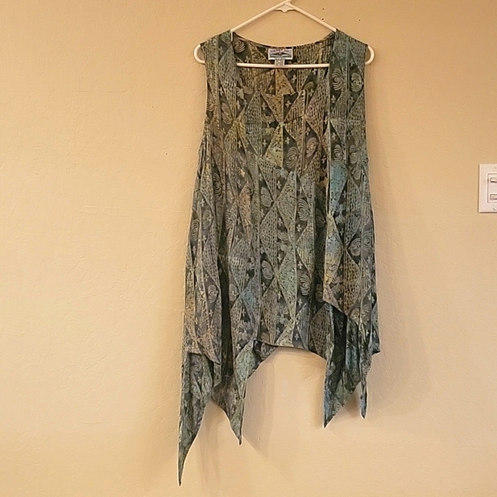 Tienda Ho sleeveless asymmetrical tunic